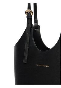 TOMMY HILFIGER - Tommy Hilfiger Torebka Th Modern Tote AW0AW18618 Czarny. Kolor: czarny. Materiał: skórzane #4
