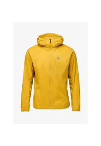 Kurtka softshell męska Black Diamond Alpine Start Hoody. Kolor: żółty. Materiał: softshell