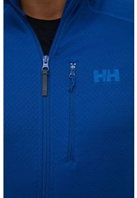 Helly Hansen bluza sportowa Rapid męska gładka. Kolor: niebieski. Materiał: skóra, materiał. Długość rękawa: raglanowy rękaw. Wzór: gładki. Styl: sportowy