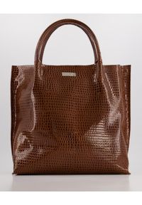 Venezia - LAKIEROWANA TORBA DAMSKA 28-A03-W COC CUO. Materiał: lakierowane #1