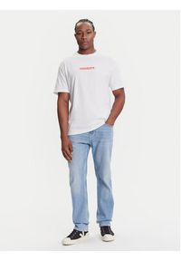 Quiksilver T-Shirt Dna Clicker Tee EQYZT08207 Biały Comfort Fit. Kolor: biały. Materiał: bawełna #4