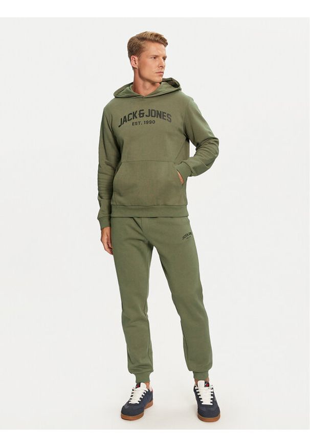 Jack & Jones - Jack&Jones Dres Josh 12271632 Zielony Regular Fit. Kolor: zielony. Materiał: bawełna, syntetyk