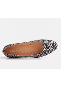 Marco Shoes Baleriny w biało-czarne wzory białe. Kolor: biały, wielokolorowy, czarny #3