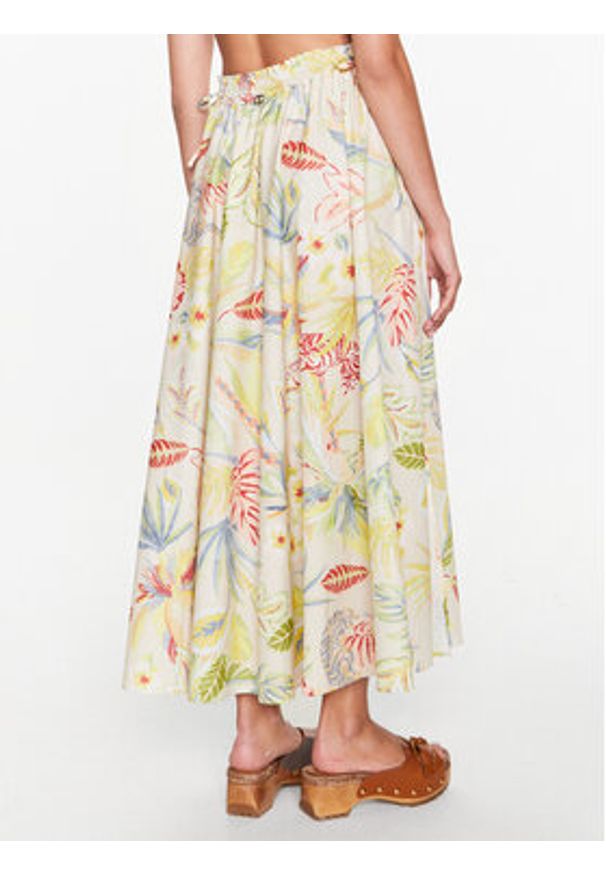 TwinSet - TWINSET Spódnica 231TT2495 Kolorowy Regular Fit. Materiał: bawełna. Wzór: kolorowy