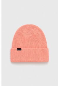 Burton czapka Recycled All Day Long kolor różowy z grubej dzianiny. Kolor: różowy. Materiał: dzianina #1