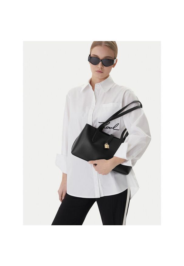 Karl Lagerfeld - Torebka KARL LAGERFELD. Kolor: czarny