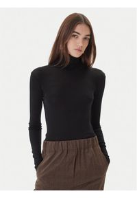 Weekend Max Mara Golf Teseo 2525946052 Czarny Slim Fit. Typ kołnierza: golf. Kolor: czarny. Materiał: wełna #1