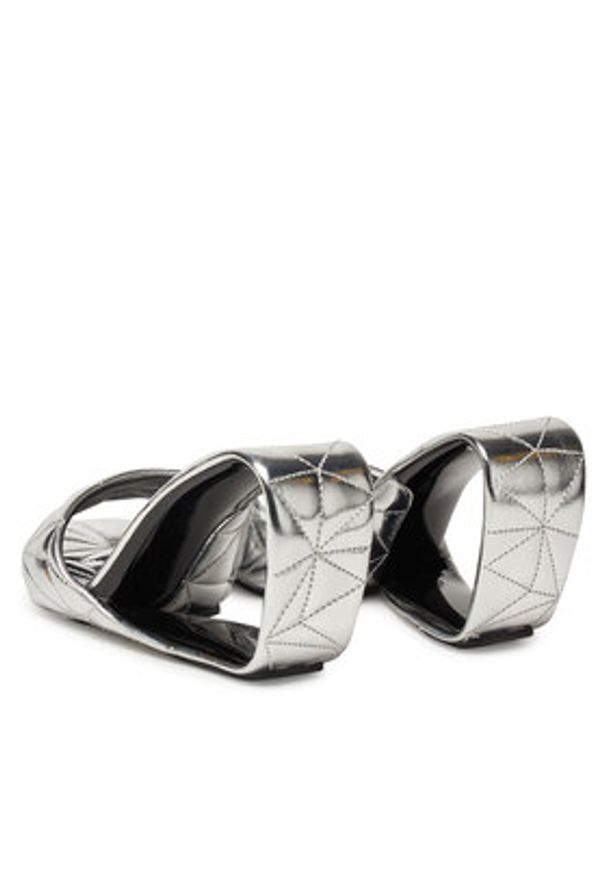 United Nude Klapki Mobius Hi 10001902188 Srebrny. Kolor: srebrny. Materiał: skóra