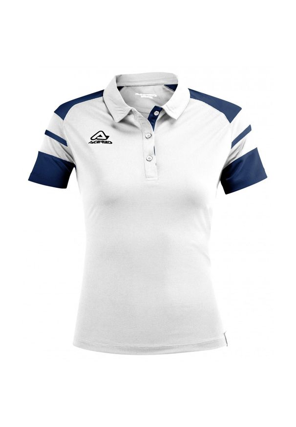 ACERBIS - Koszulka polo dla dziewczynki Acerbis Kemari. Typ kołnierza: polo. Kolor: wielokolorowy, niebieski, biały. Materiał: materiał. Sport: piłka nożna