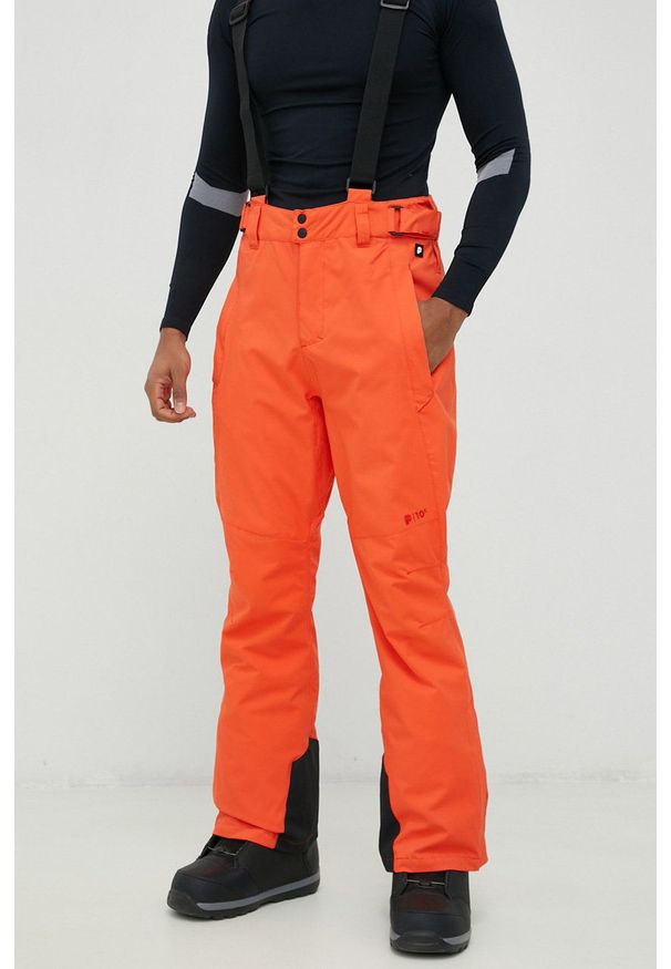 Protest spodnie. Kolor: pomarańczowy. Materiał: materiał