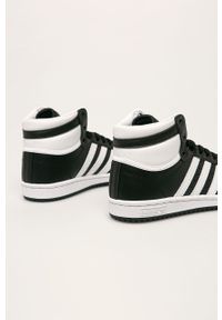 adidas Originals - Buty dziecięce Top Ten. Nosek buta: okrągły. Zapięcie: sznurówki. Kolor: czarny. Materiał: syntetyk, materiał, skóra ekologiczna, guma. Szerokość cholewki: normalna #2