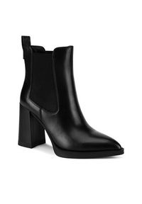 Eva Minge Botki ZAKIA-2559-0504 Czarny. Kolor: czarny. Materiał: skóra