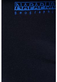 Napapijri - Spodnie. Kolor: niebieski. Materiał: dzianina. Wzór: gładki #3