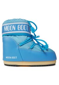 Śniegowce Moon Boot. Kolor: niebieski. Materiał: nylon