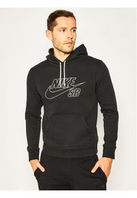 Nike - NIKE Bluza Sb Embroidery Hoodie CI5844 Czarny Regular Fit. Kolor: czarny #1
