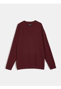 Sinsay - Bluza crewneck - czerwony. Kolor: czerwony