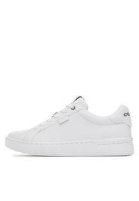 Coach Sneakersy Lowline Leather CN577 Biały. Kolor: biały. Materiał: skóra