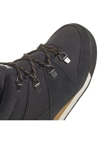 Adidas - Buty adidas Terrex Snowpitch Jr IF7505 czarne. Zapięcie: sznurówki. Kolor: czarny. Materiał: zamsz, materiał, syntetyk, skóra. Technologia: ClimaWarm (Adidas). Model: Adidas Terrex #6