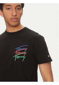 Tommy Jeans T-Shirt Twisted Signature DM0DM20771 Czarny Regular Fit. Kolor: czarny. Materiał: bawełna #4
