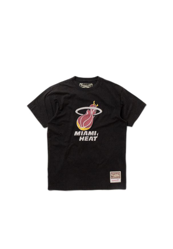 Mitchell & Ness - Koszulka Miami Heat NBA Team Logo. Kolor: czarny. Sport: koszykówka