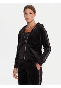 DKNY Sport Bluza DP5J9639 Czarny Regular Fit. Kolor: czarny. Materiał: syntetyk. Styl: sportowy