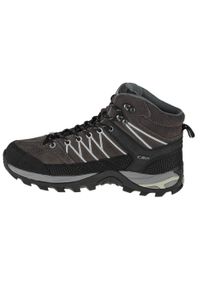 Buty trekkingowe męskie, CMP Rigel Mid. Kolor: wielokolorowy, czarny, szary. Materiał: tkanina, materiał, skóra, syntetyk