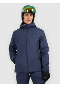 4f - 4F Kurtka narciarska membrana 5000 męska - granatowa XL. Kolor: niebieski. Materiał: poliester, materiał. Sezon: zima #1