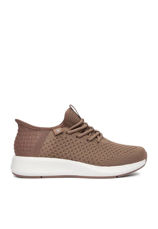 Sneakersy Go Soft. Kolor: brązowy