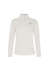 Damski polar 1/4 zip Protest Lunar. Kolor: biały. Materiał: polar. Sezon: zima. Sport: narciarstwo