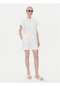 Emporio Armani Szorty sportowe EW000778 AF12186 U1131 Biały Loose Fit. Kolor: biały. Materiał: bawełna #4