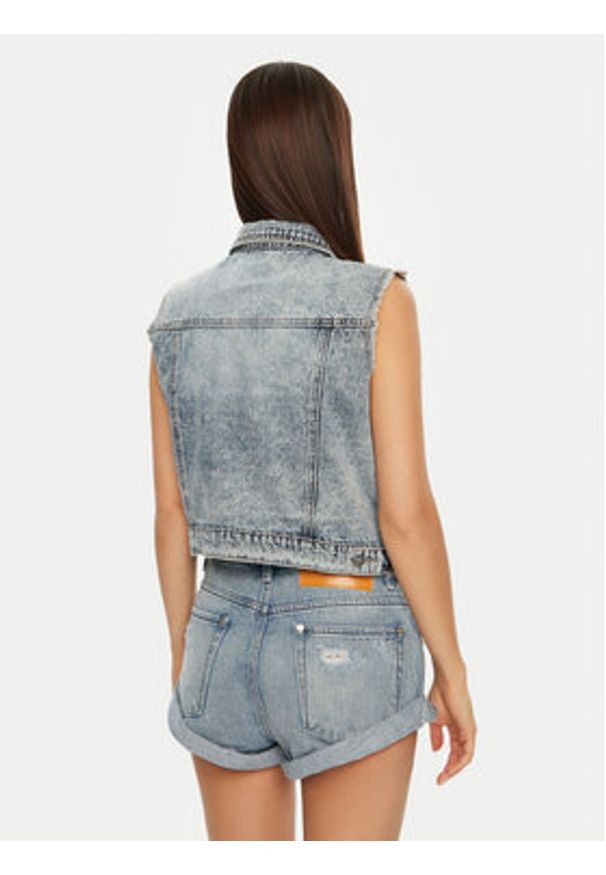 One Teaspoon Kamizelka 26832 Niebieski Regular Fit. Kolor: niebieski. Materiał: bawełna