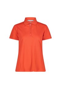 Damska koszulka polo CMP. Typ kołnierza: polo. Kolor: różowy, wielokolorowy, pomarańczowy #1
