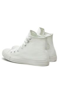 Converse Trampki Chuck Taylor All Star Classic 1U646 W Biały. Kolor: biały. Materiał: materiał #5