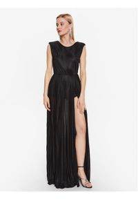 Kontatto Sukienka wieczorowa M1419 Czarny Regular Fit. Kolor: czarny. Materiał: syntetyk. Styl: wizytowy #1