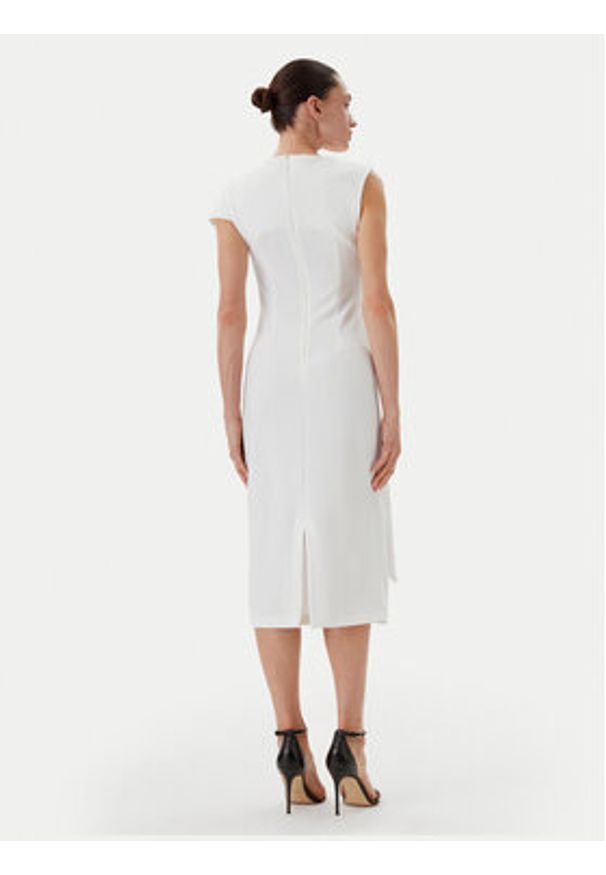 Rinascimento Sukienka koktajlowa CFC0019923002 Biały Regular Fit. Kolor: biały. Materiał: syntetyk. Styl: wizytowy