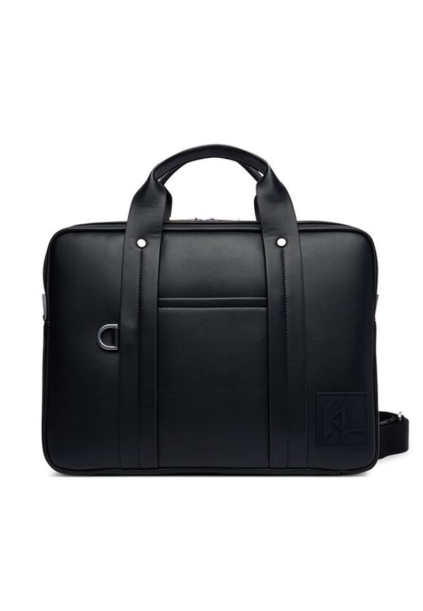 Karl Lagerfeld - KARL LAGERFELD Aktówka B2M30191 Czarny. Kolor: czarny. Materiał: skóra