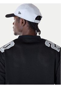 New Era T-Shirt NFL Las Vegas Raiders Mesh Graphic Jersey 60596386 Czarny Regular Fit. Kolor: czarny. Materiał: syntetyk #9