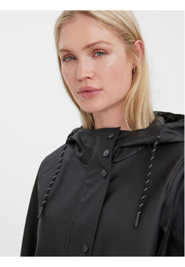 Vero Moda Kurtka przeciwdeszczowa Malou 10266982 Czarny Regular Fit. Kolor: czarny. Materiał: syntetyk