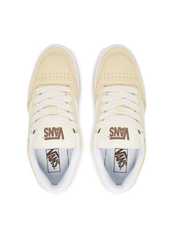 Vans Sneakersy Hylane VN000D1JFLR1 Żółty. Kolor: żółty. Materiał: skóra, zamsz
