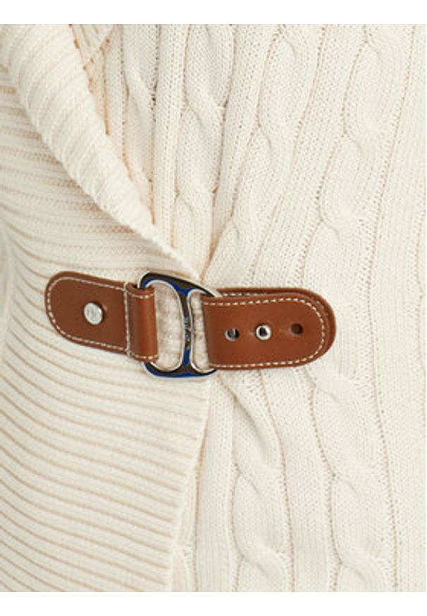 Lauren Ralph Lauren - LAUREN RALPH LAUREN Sweter 200808258004 Beżowy Relaxed Fit. Kolor: beżowy. Materiał: bawełna