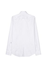 Seidensticker Koszula 01.653690 Biały Slim Fit. Kolor: biały. Materiał: bawełna #4