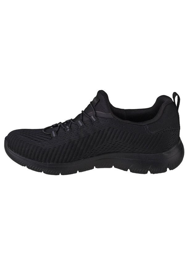 skechers - Buty sportowe Sneakersy damskie, Skechers Summits Fast Attraction. Kolor: czarny. Sport: turystyka piesza