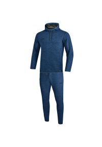 Bluza z kapturem dla kobiet Jako Premium Basic. Kolor: niebieski. Materiał: dresówka. Sport: piłka nożna #1