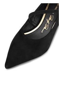 Gino Rossi - GINO ROSSI Czółenka LILIAN-526-1 Czarny. Kolor: czarny. Materiał: skóra, zamsz #5