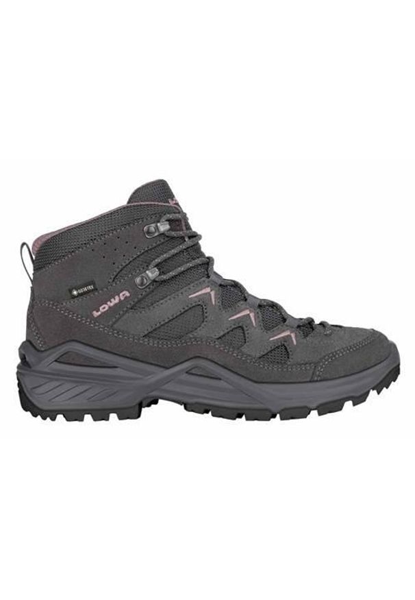 Buty trekkingowe damskie Lowa Sirkos Evo Mid Gtx. Kolor: szary. Materiał: zamsz, tkanina. Szerokość cholewki: normalna