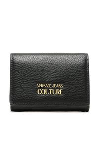 Versace Jeans Couture Mały Portfel Męski 74YA5PA7 Czarny. Kolor: czarny. Materiał: skóra #1
