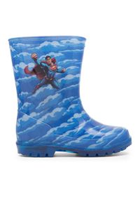 Kalosze Superman. Kolor: niebieski. Wzór: motyw z bajki #1