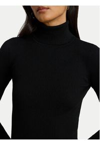 Lauren Ralph Lauren Golf L/s Turtle Neck 200643398011 Czarny Slim Fit. Typ kołnierza: golf. Kolor: czarny. Materiał: bawełna #3