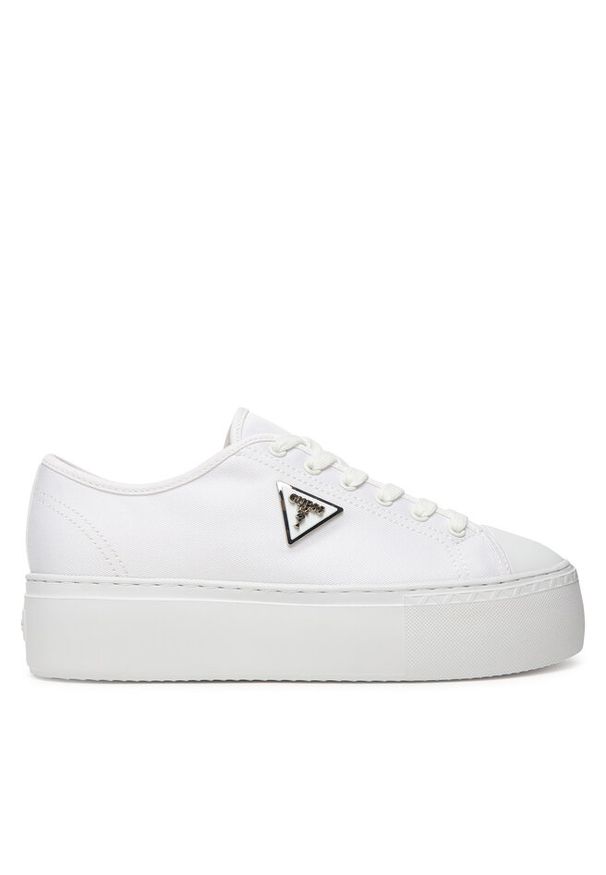 Trampki Guess. Kolor: biały