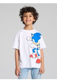 Sinsay - Koszulka Sonic the Hedgehog - biały. Kolor: biały #1